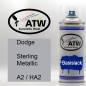 Preview: Dodge, Sterling Metallic, A2 / HA2: 400ml Sprühdose, von ATW Autoteile West.